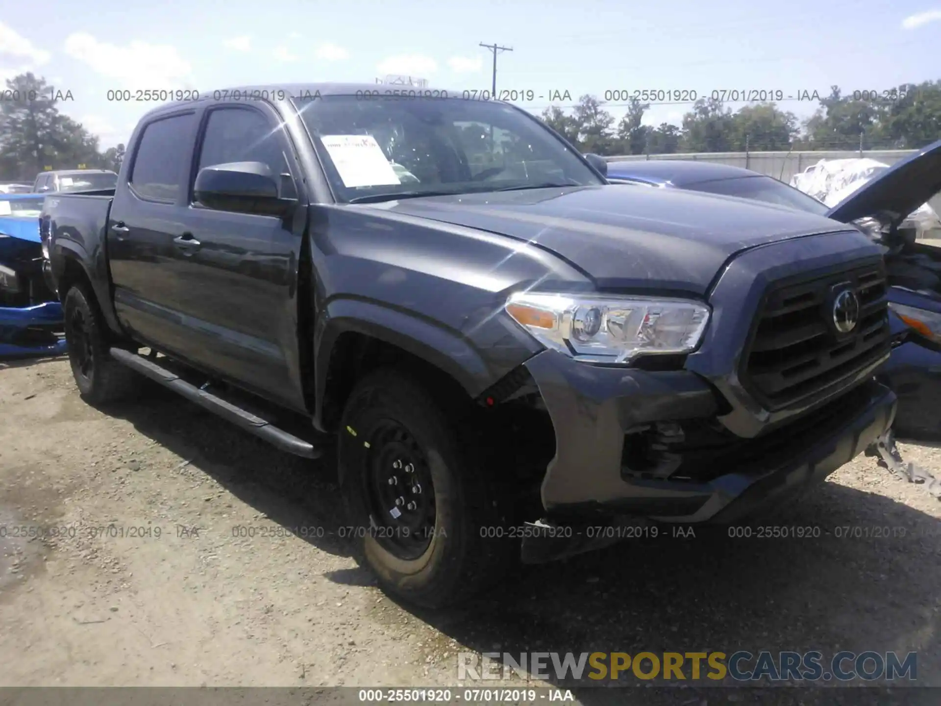 1 Photograph of a damaged car 5TFAX5GN5KX139100 TOYOTA TACOMA 2019