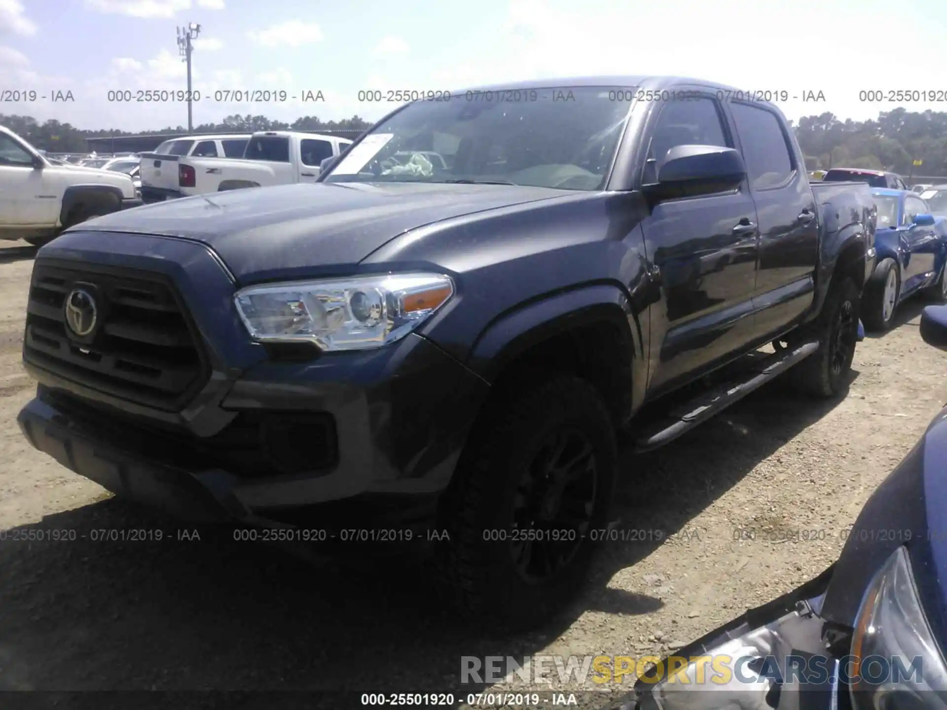 2 Photograph of a damaged car 5TFAX5GN5KX139100 TOYOTA TACOMA 2019