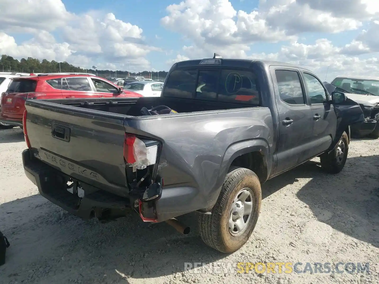 4 Photograph of a damaged car 5TFAX5GN5KX141848 TOYOTA TACOMA 2019