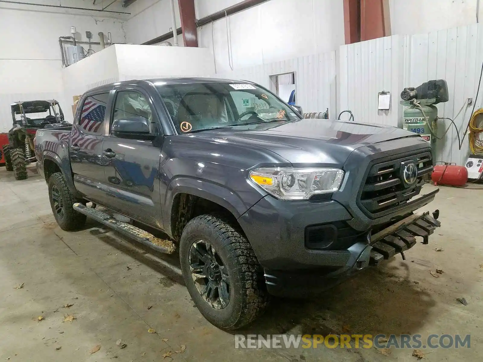 1 Photograph of a damaged car 5TFAX5GN5KX142322 TOYOTA TACOMA 2019