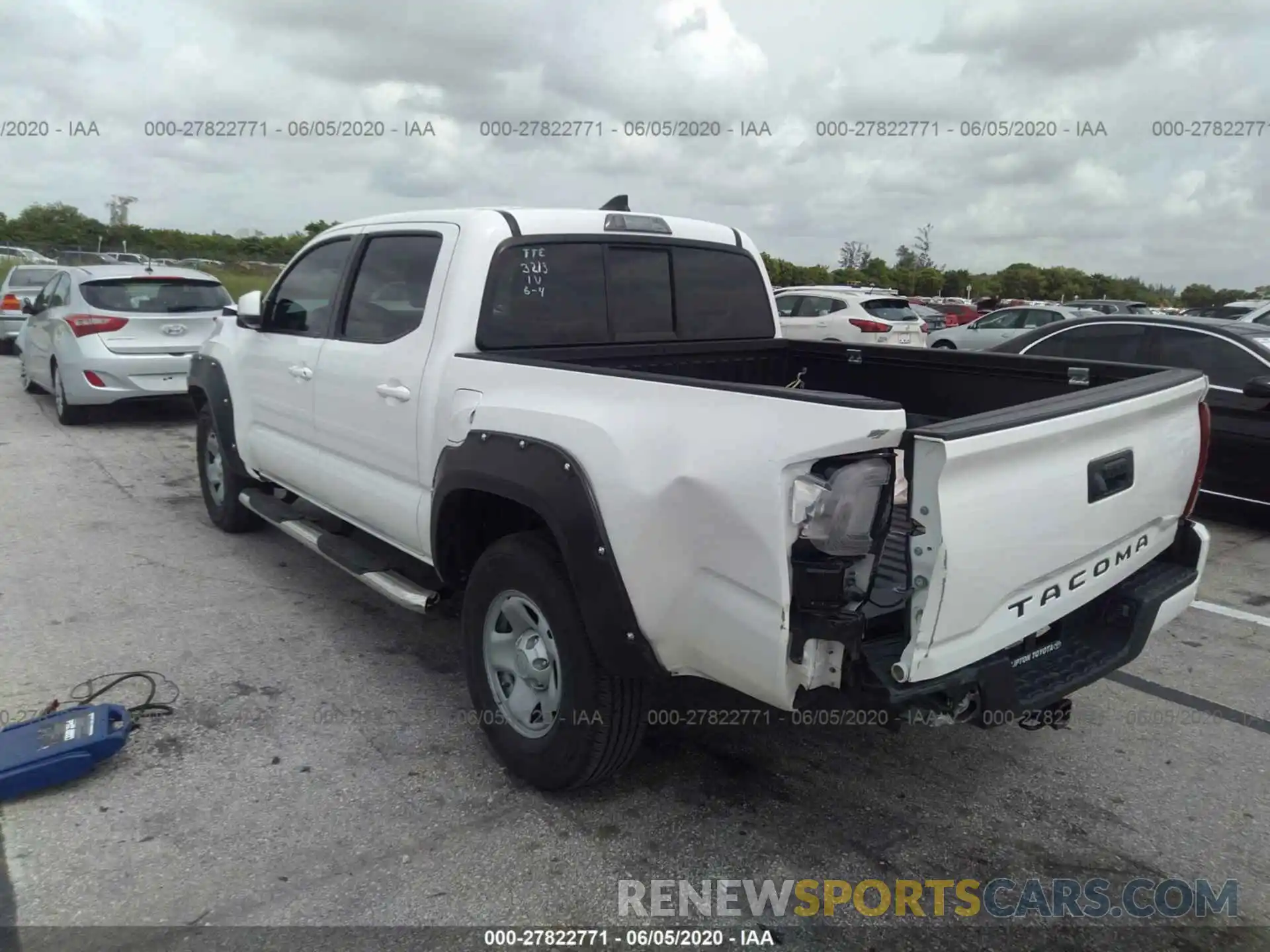 3 Photograph of a damaged car 5TFAX5GN5KX143213 TOYOTA TACOMA 2019