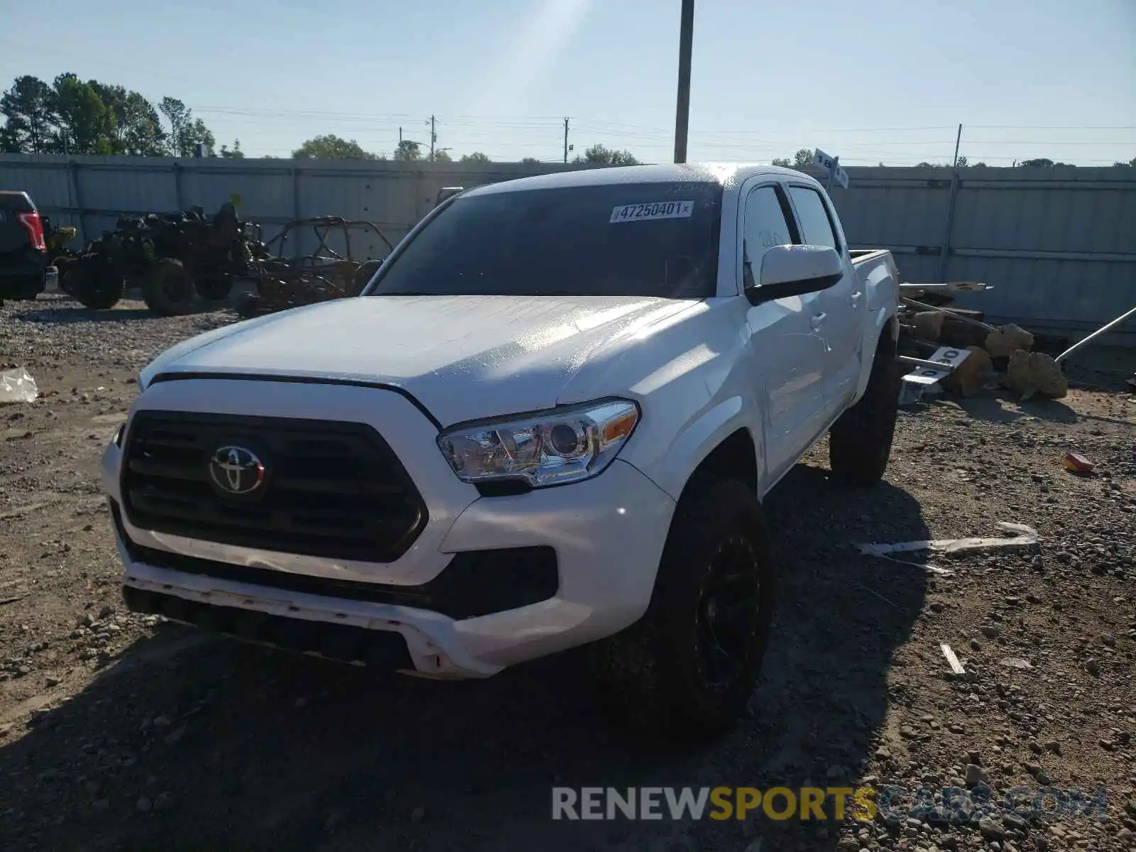 2 Photograph of a damaged car 5TFAX5GN5KX148704 TOYOTA TACOMA 2019