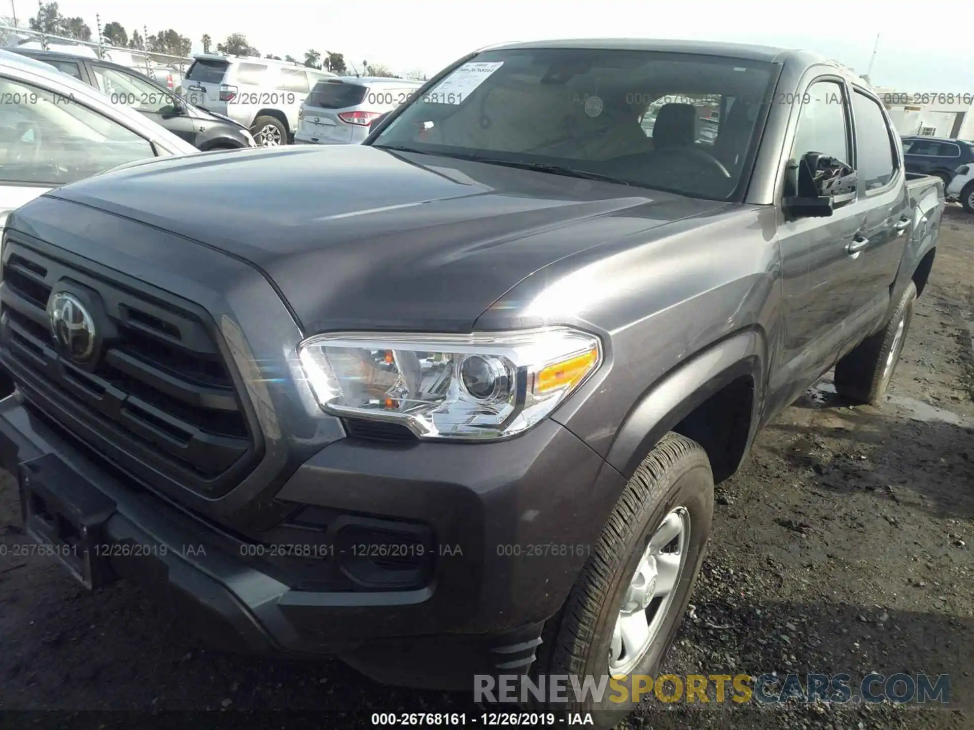 2 Photograph of a damaged car 5TFAX5GN5KX149514 TOYOTA TACOMA 2019