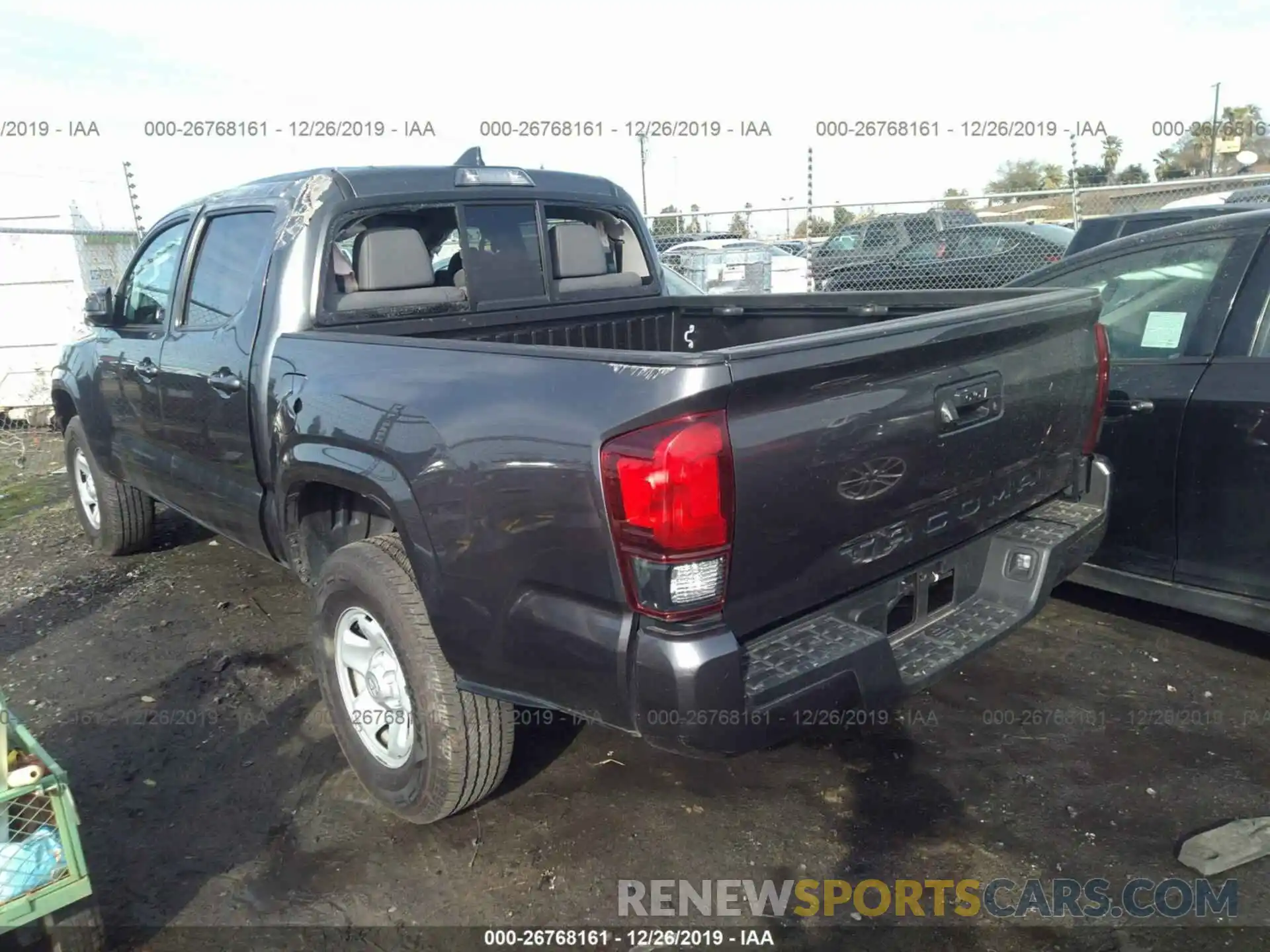 3 Photograph of a damaged car 5TFAX5GN5KX149514 TOYOTA TACOMA 2019