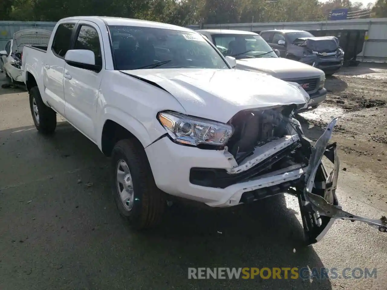 1 Photograph of a damaged car 5TFAX5GN5KX149772 TOYOTA TACOMA 2019