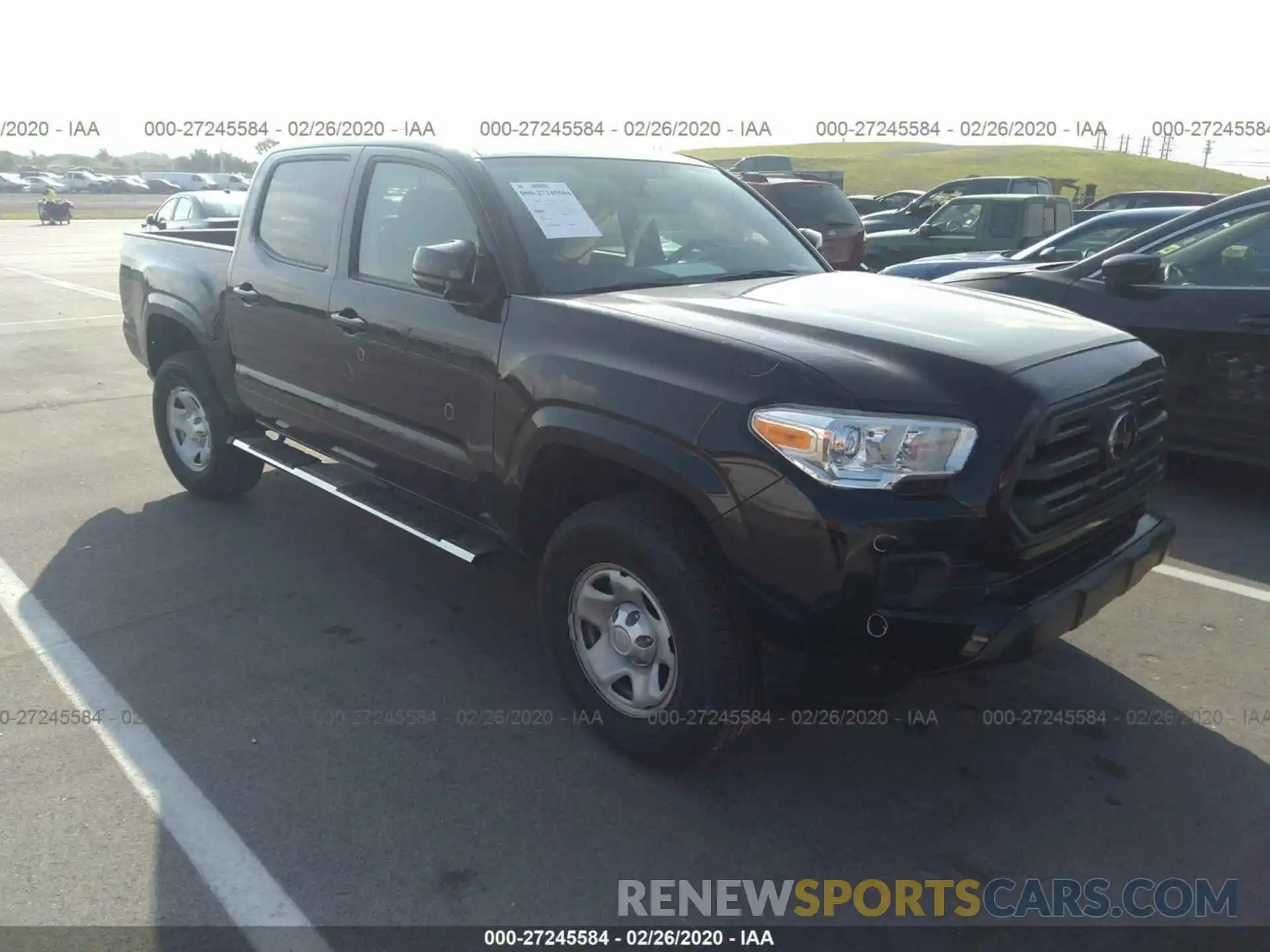 1 Photograph of a damaged car 5TFAX5GN5KX150338 TOYOTA TACOMA 2019