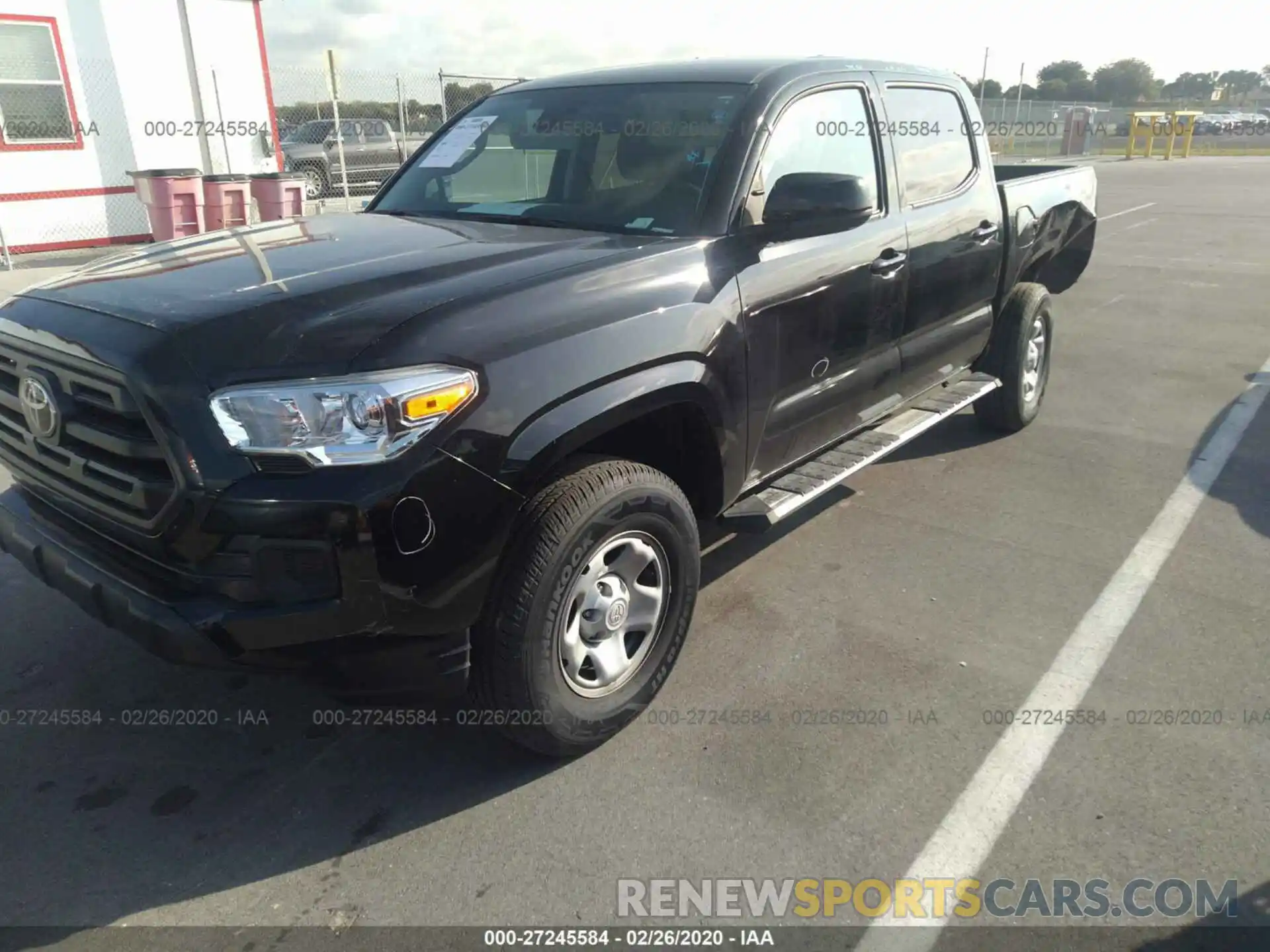 2 Photograph of a damaged car 5TFAX5GN5KX150338 TOYOTA TACOMA 2019