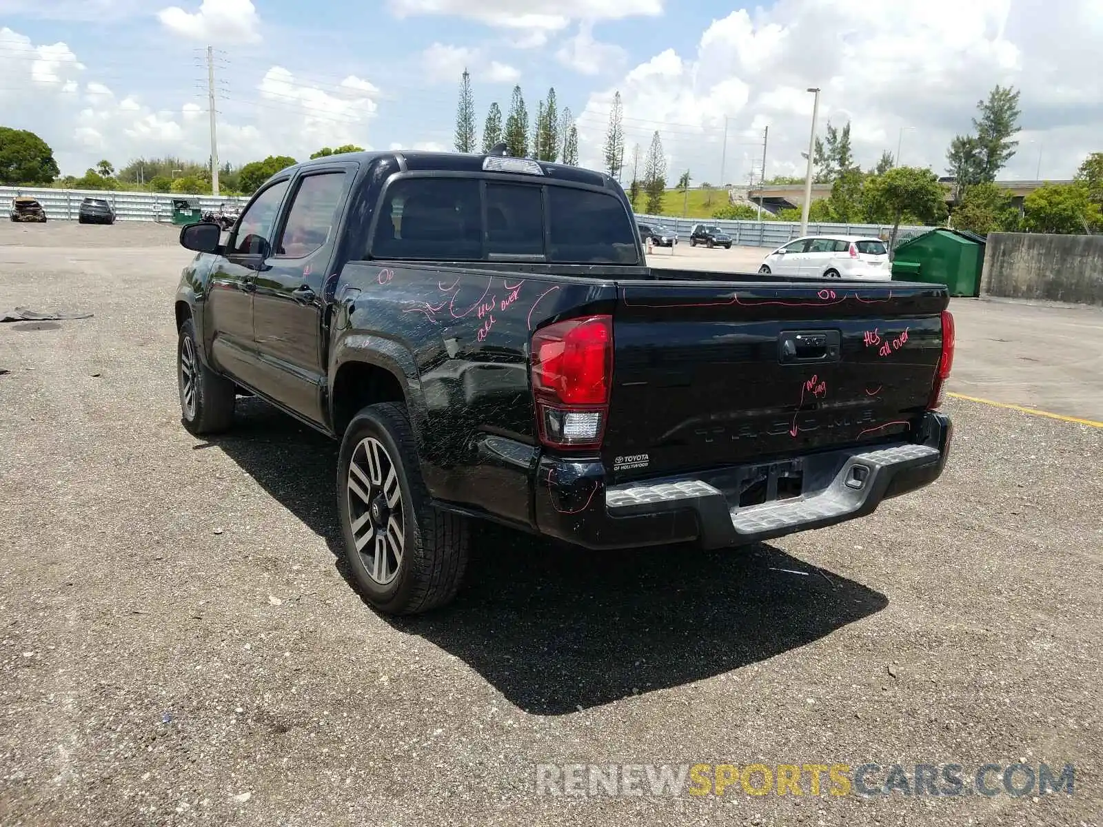 3 Photograph of a damaged car 5TFAX5GN5KX151201 TOYOTA TACOMA 2019