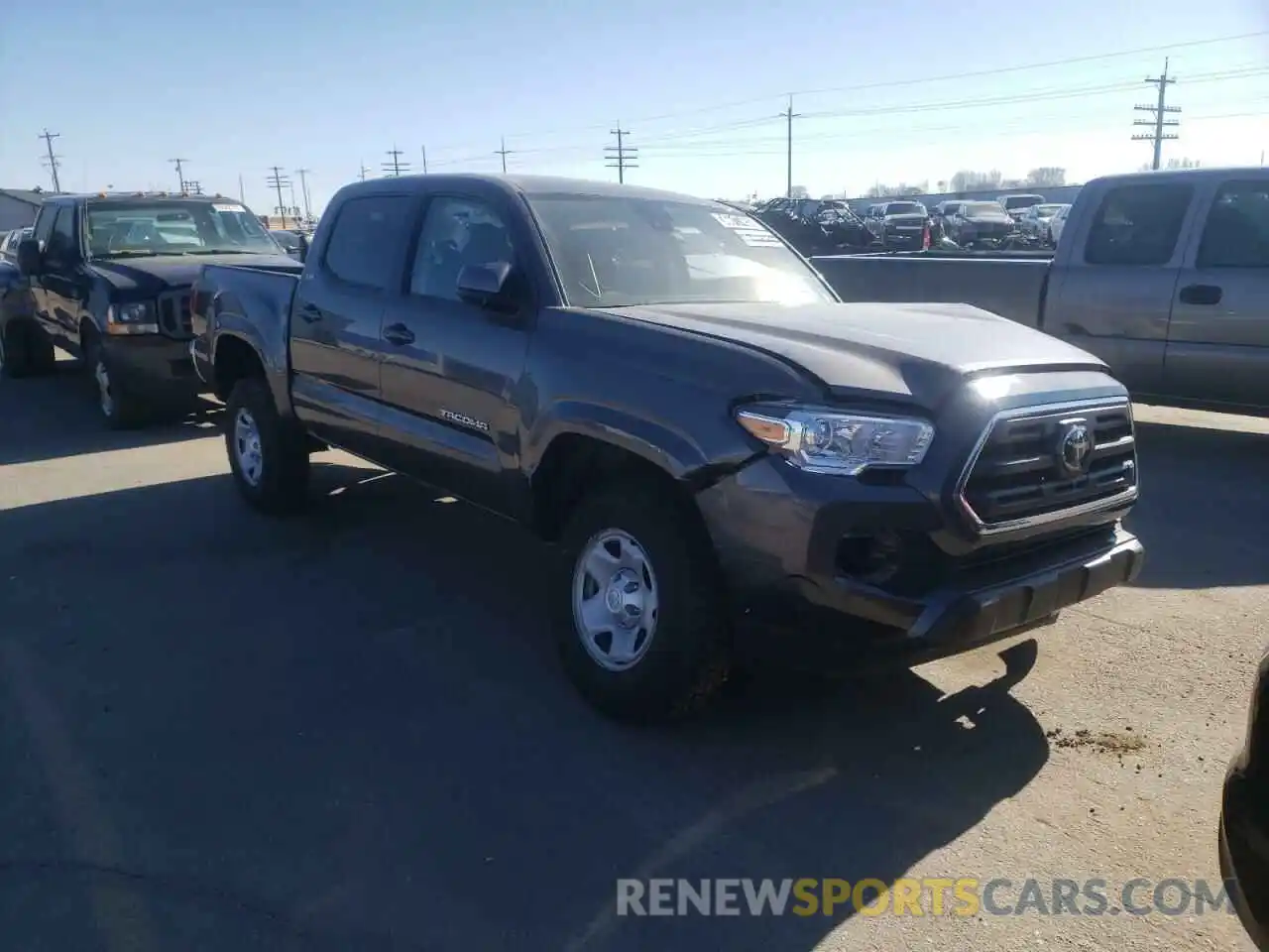 1 Photograph of a damaged car 5TFAX5GN5KX152560 TOYOTA TACOMA 2019