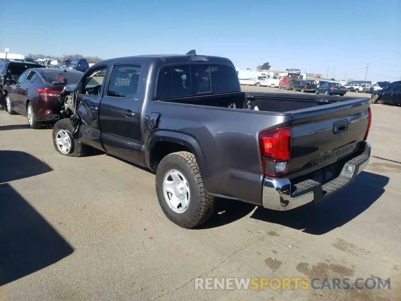 3 Photograph of a damaged car 5TFAX5GN5KX152560 TOYOTA TACOMA 2019