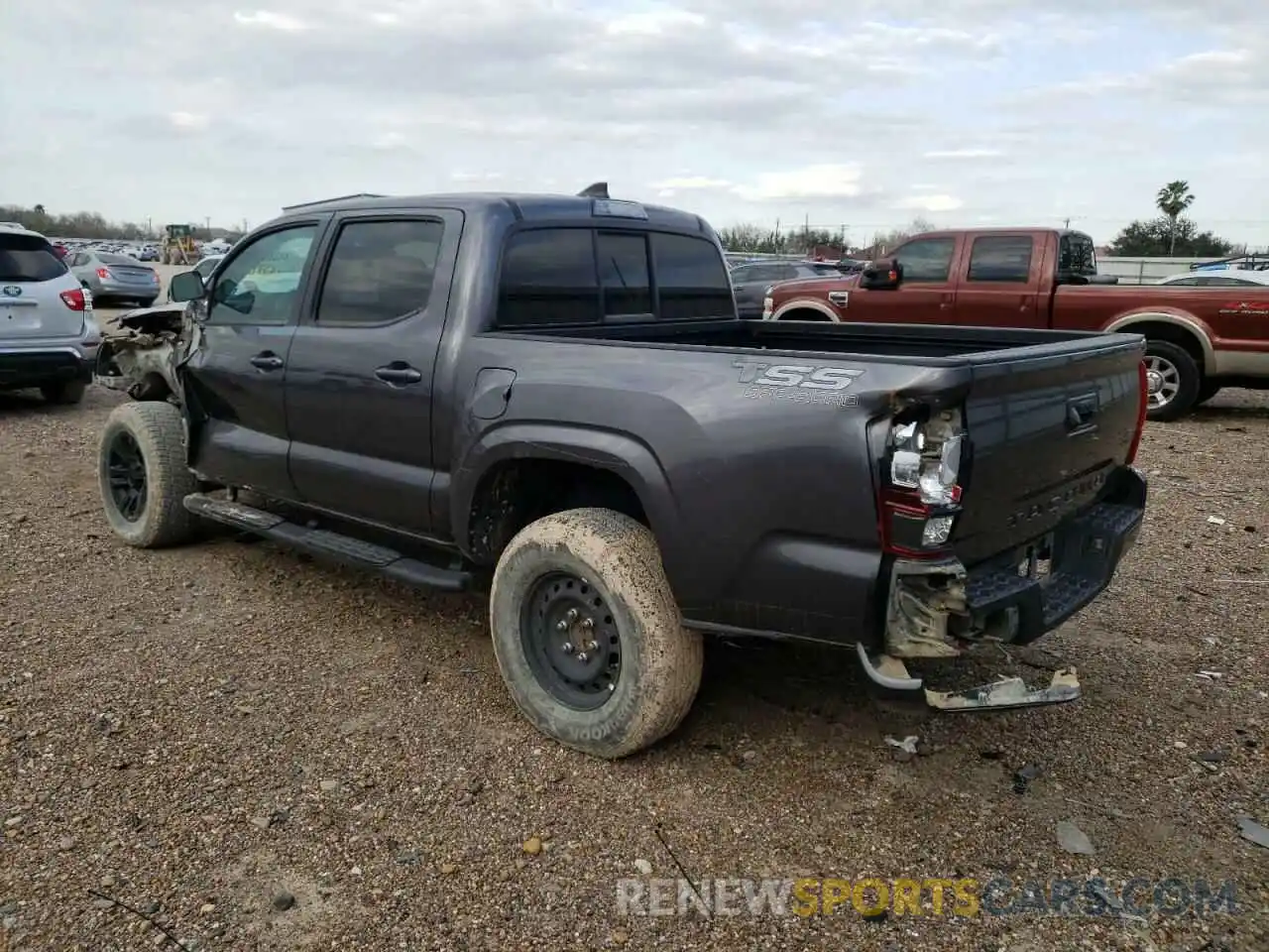 3 Photograph of a damaged car 5TFAX5GN5KX152896 TOYOTA TACOMA 2019