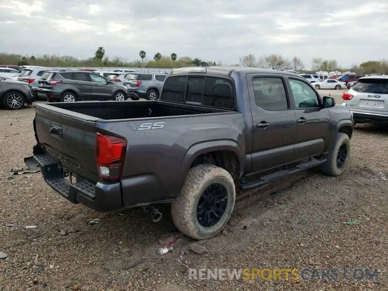 4 Photograph of a damaged car 5TFAX5GN5KX152896 TOYOTA TACOMA 2019