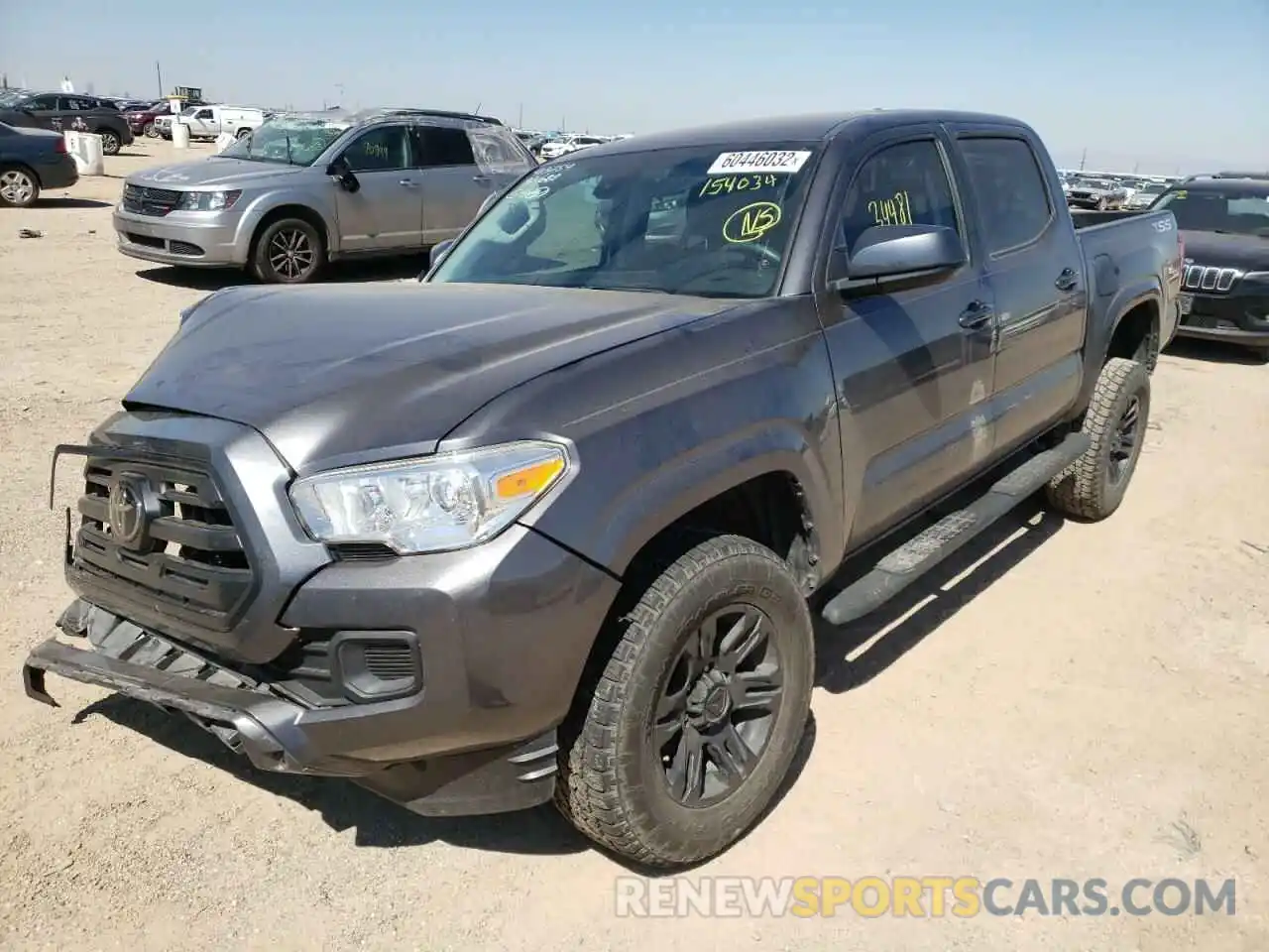 2 Photograph of a damaged car 5TFAX5GN5KX154034 TOYOTA TACOMA 2019