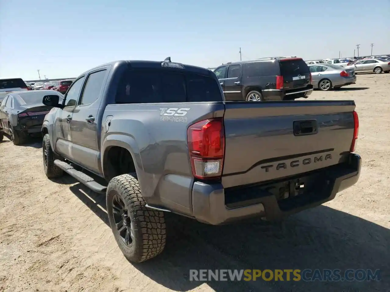 3 Photograph of a damaged car 5TFAX5GN5KX154034 TOYOTA TACOMA 2019