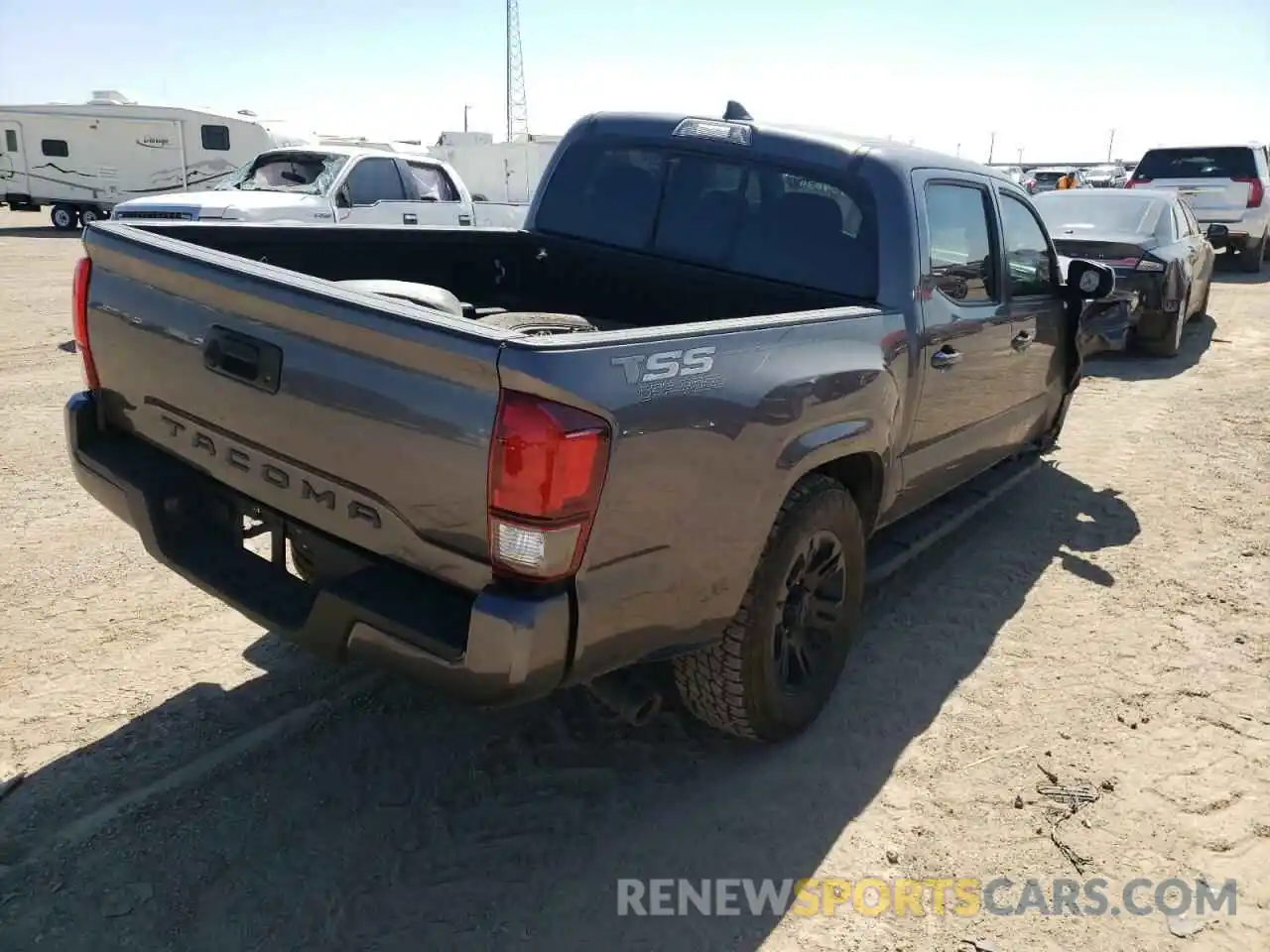 4 Photograph of a damaged car 5TFAX5GN5KX154034 TOYOTA TACOMA 2019