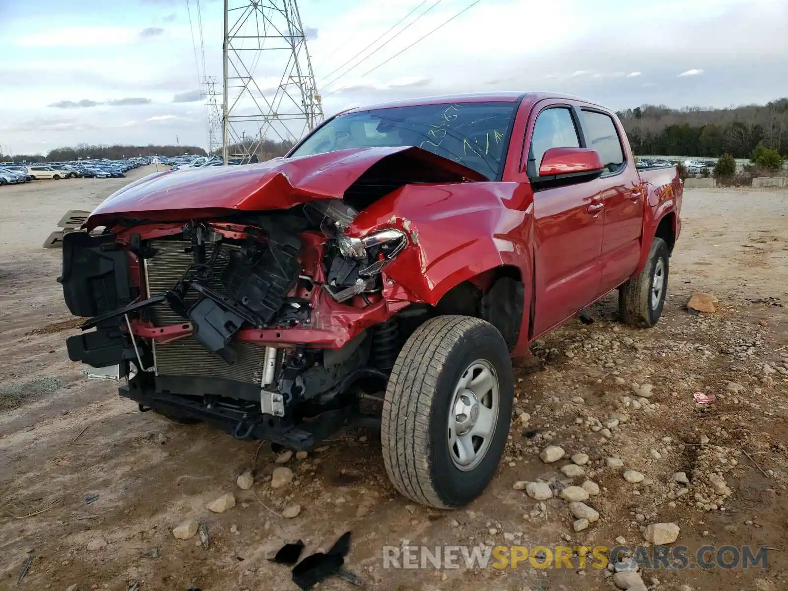 2 Фотография поврежденного автомобиля 5TFAX5GN5KX155815 TOYOTA TACOMA 2019