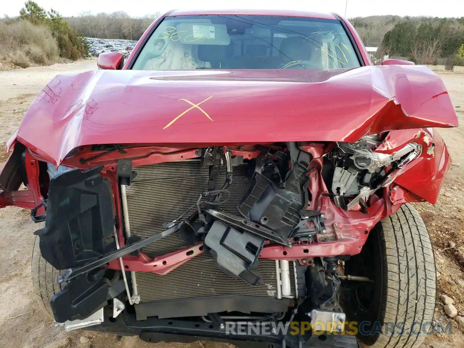 7 Photograph of a damaged car 5TFAX5GN5KX155815 TOYOTA TACOMA 2019