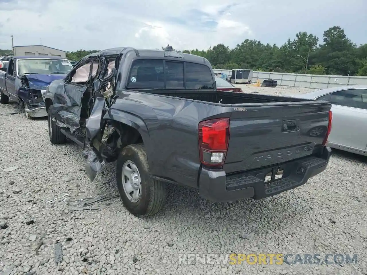 3 Photograph of a damaged car 5TFAX5GN5KX160965 TOYOTA TACOMA 2019