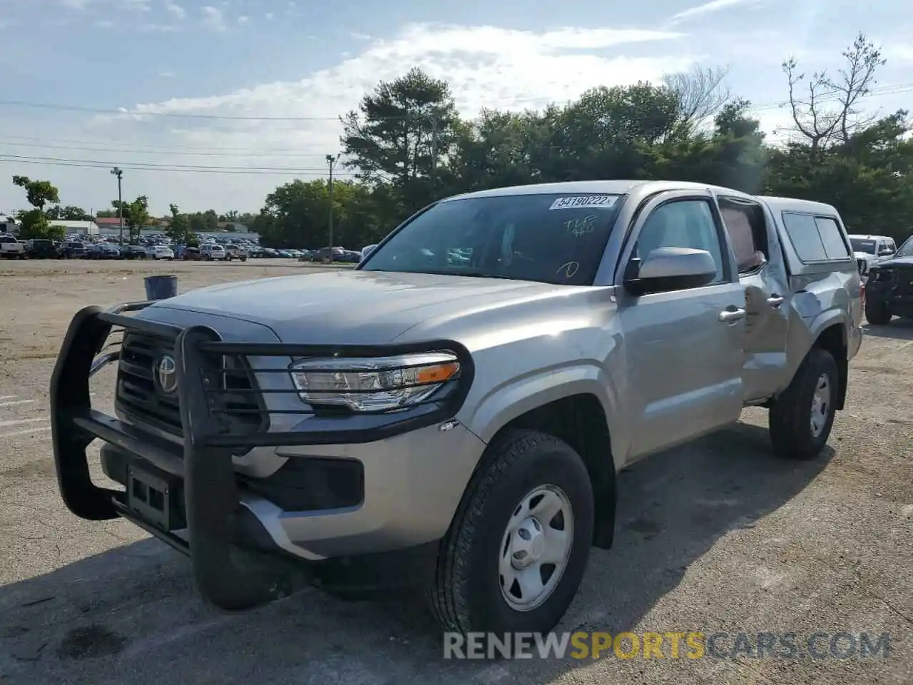 2 Photograph of a damaged car 5TFAX5GN6KX136254 TOYOTA TACOMA 2019