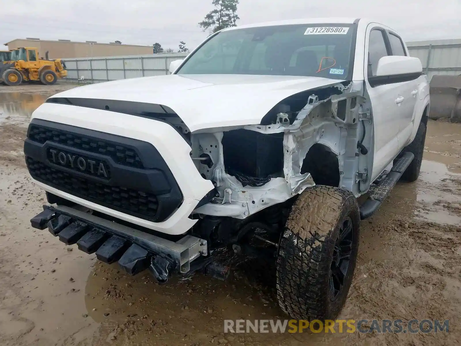 2 Photograph of a damaged car 5TFAX5GN6KX137209 TOYOTA TACOMA 2019