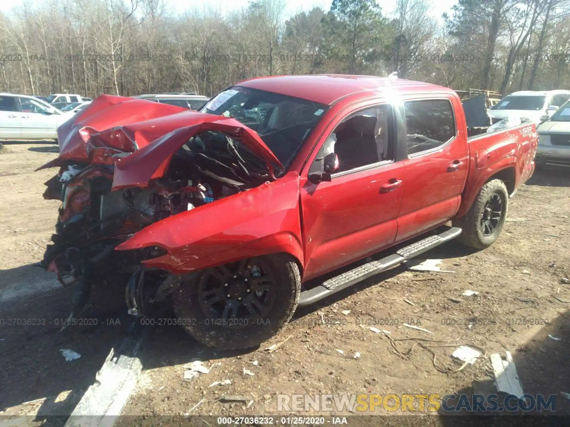 2 Photograph of a damaged car 5TFAX5GN6KX139042 TOYOTA TACOMA 2019