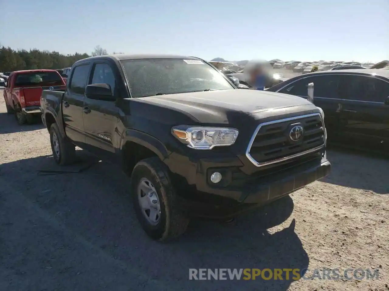 1 Photograph of a damaged car 5TFAX5GN6KX139753 TOYOTA TACOMA 2019