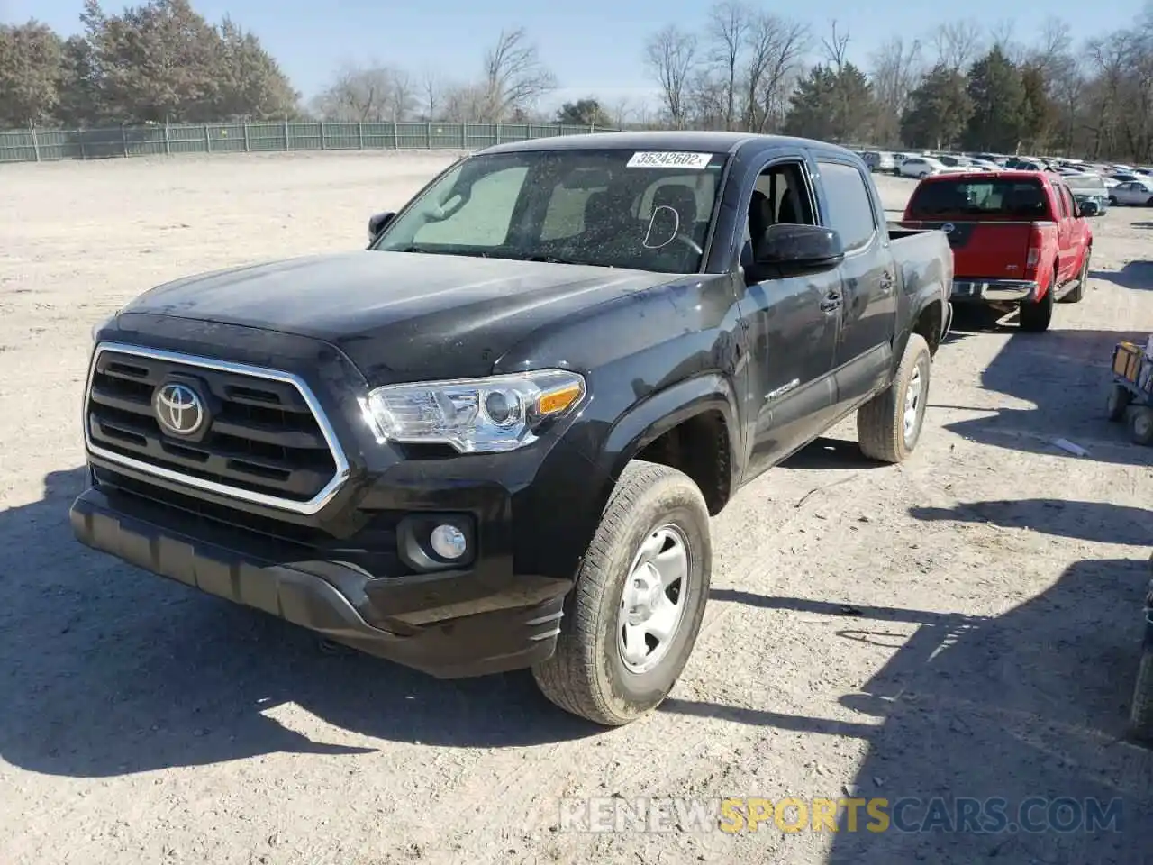 2 Photograph of a damaged car 5TFAX5GN6KX139753 TOYOTA TACOMA 2019