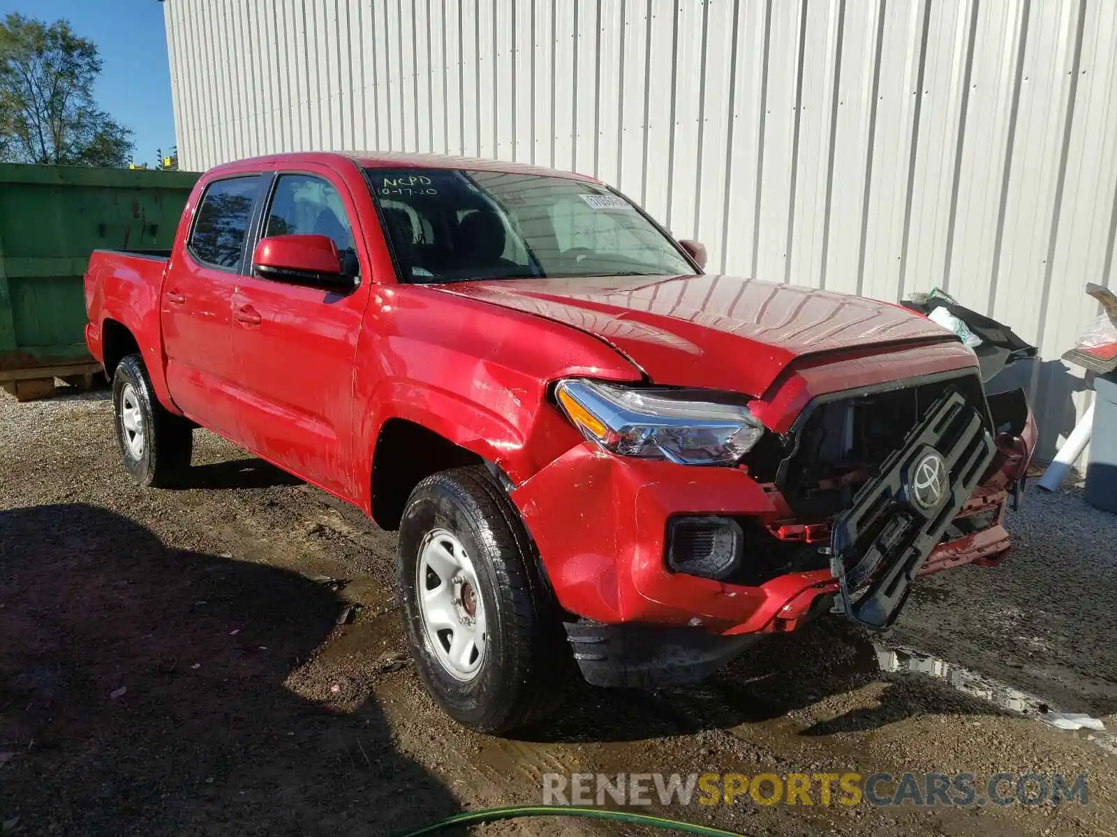 1 Фотография поврежденного автомобиля 5TFAX5GN6KX140708 TOYOTA TACOMA 2019