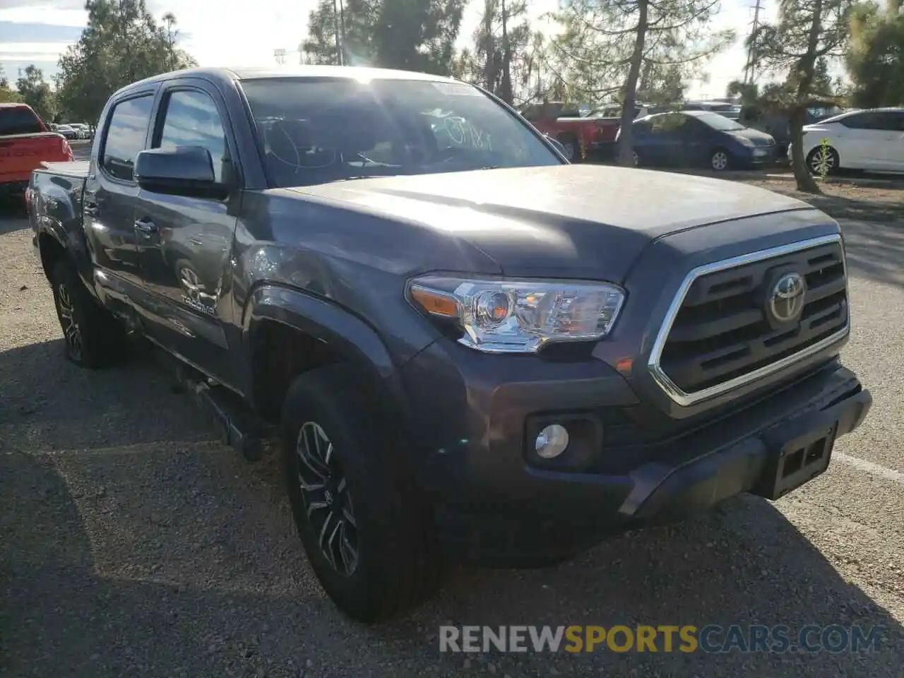 1 Photograph of a damaged car 5TFAX5GN6KX141566 TOYOTA TACOMA 2019