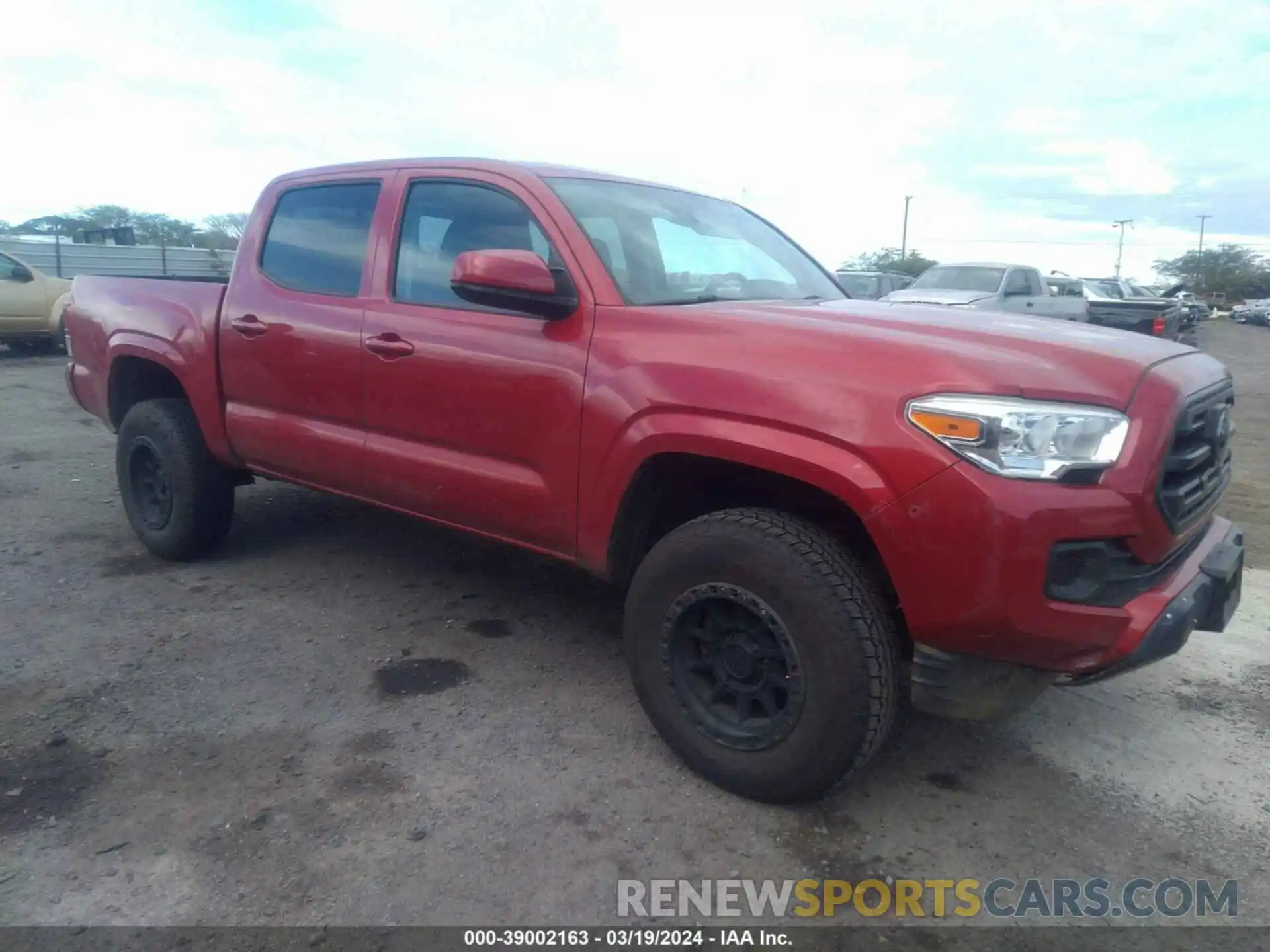 1 Photograph of a damaged car 5TFAX5GN6KX143530 TOYOTA TACOMA 2019