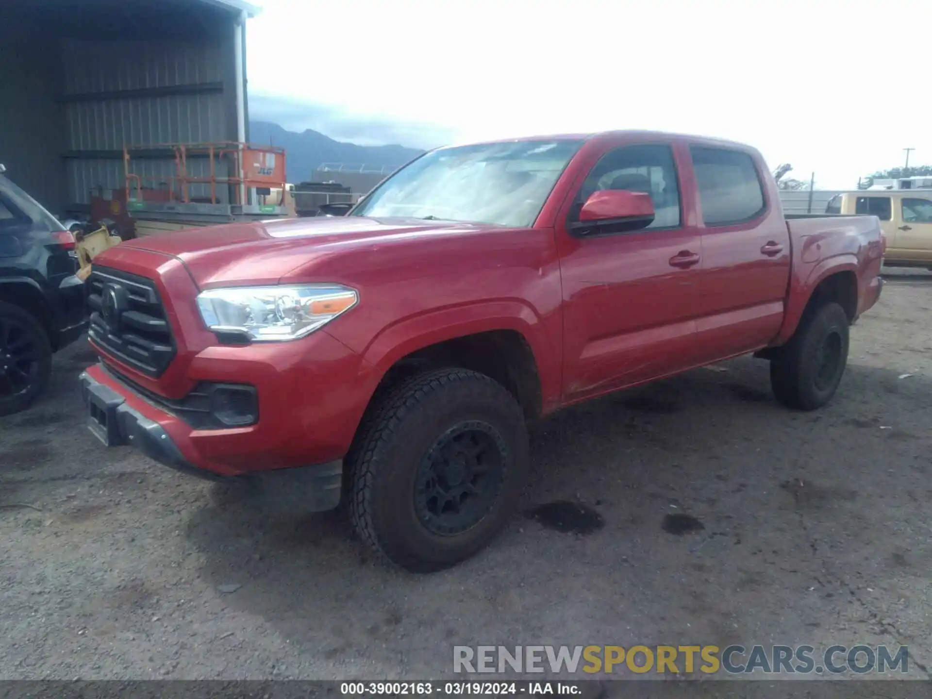 2 Photograph of a damaged car 5TFAX5GN6KX143530 TOYOTA TACOMA 2019