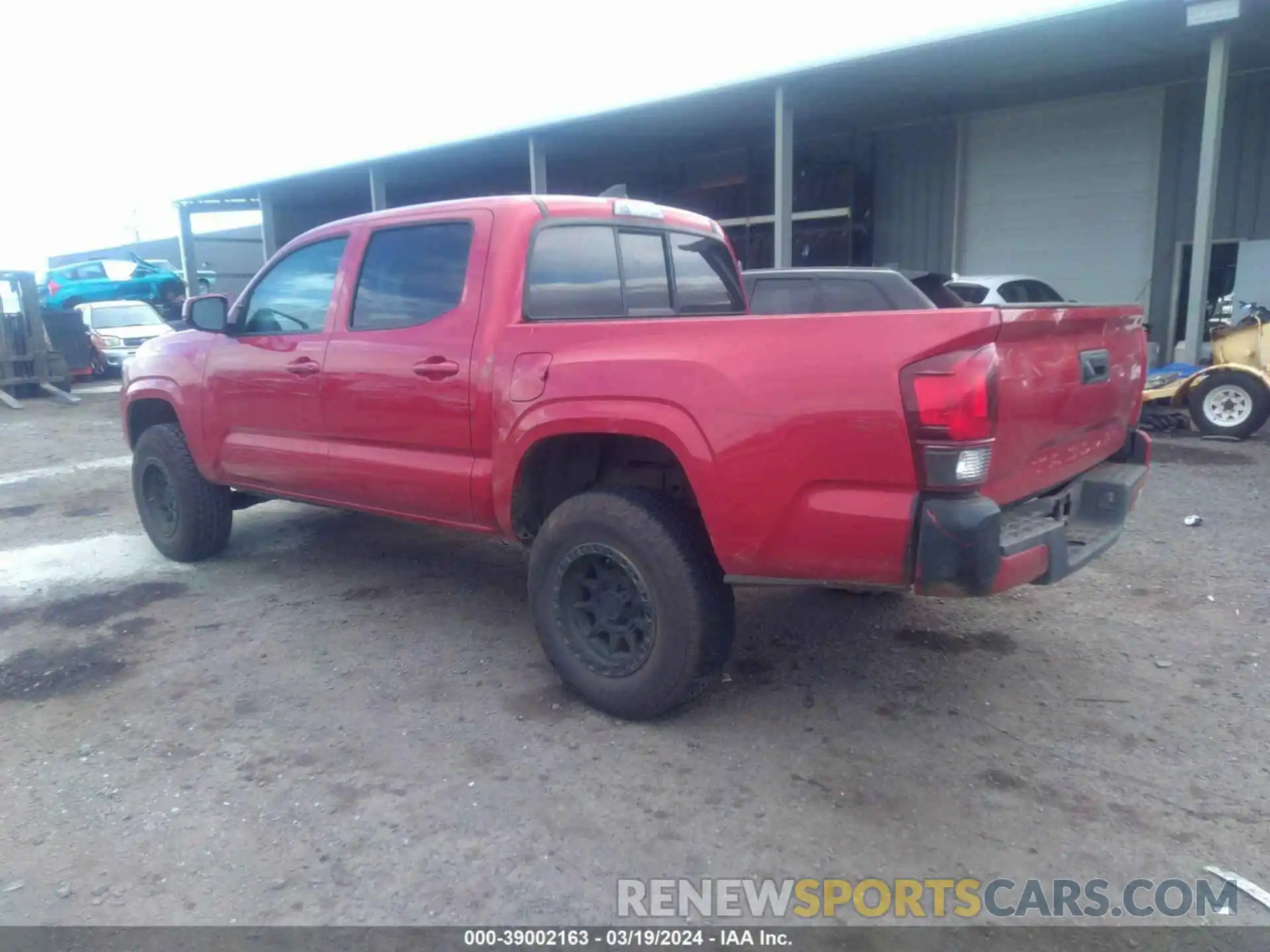 3 Photograph of a damaged car 5TFAX5GN6KX143530 TOYOTA TACOMA 2019