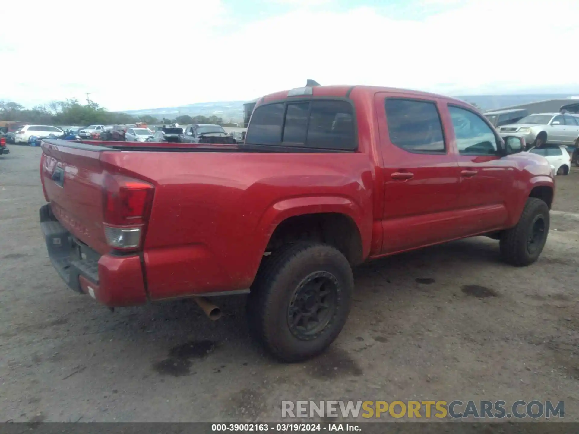 4 Photograph of a damaged car 5TFAX5GN6KX143530 TOYOTA TACOMA 2019