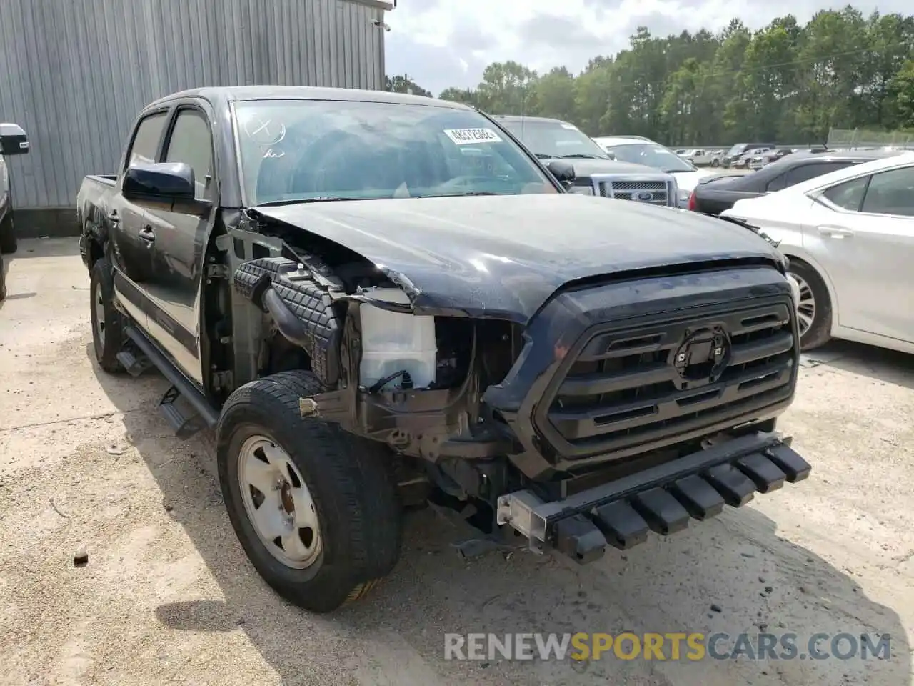 1 Photograph of a damaged car 5TFAX5GN6KX147111 TOYOTA TACOMA 2019