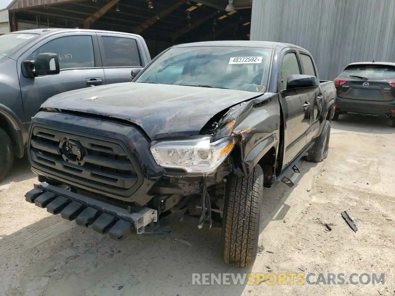 2 Photograph of a damaged car 5TFAX5GN6KX147111 TOYOTA TACOMA 2019