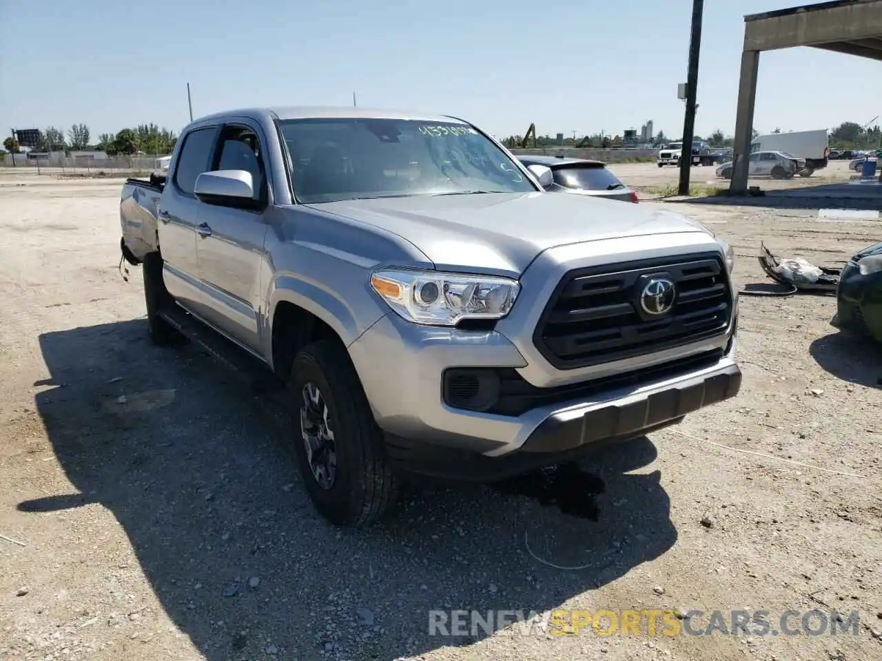 1 Photograph of a damaged car 5TFAX5GN6KX147299 TOYOTA TACOMA 2019