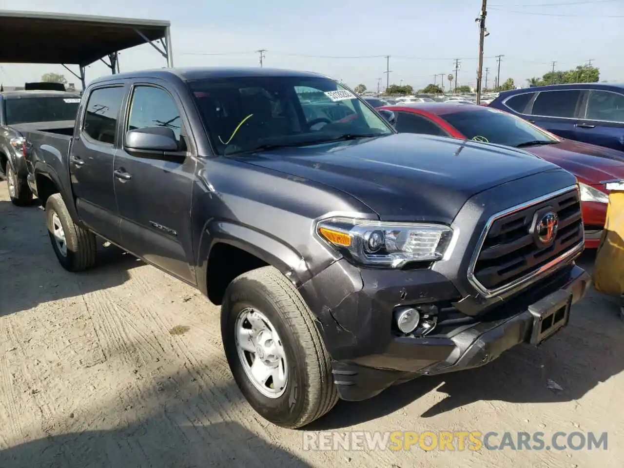 1 Photograph of a damaged car 5TFAX5GN6KX147626 TOYOTA TACOMA 2019