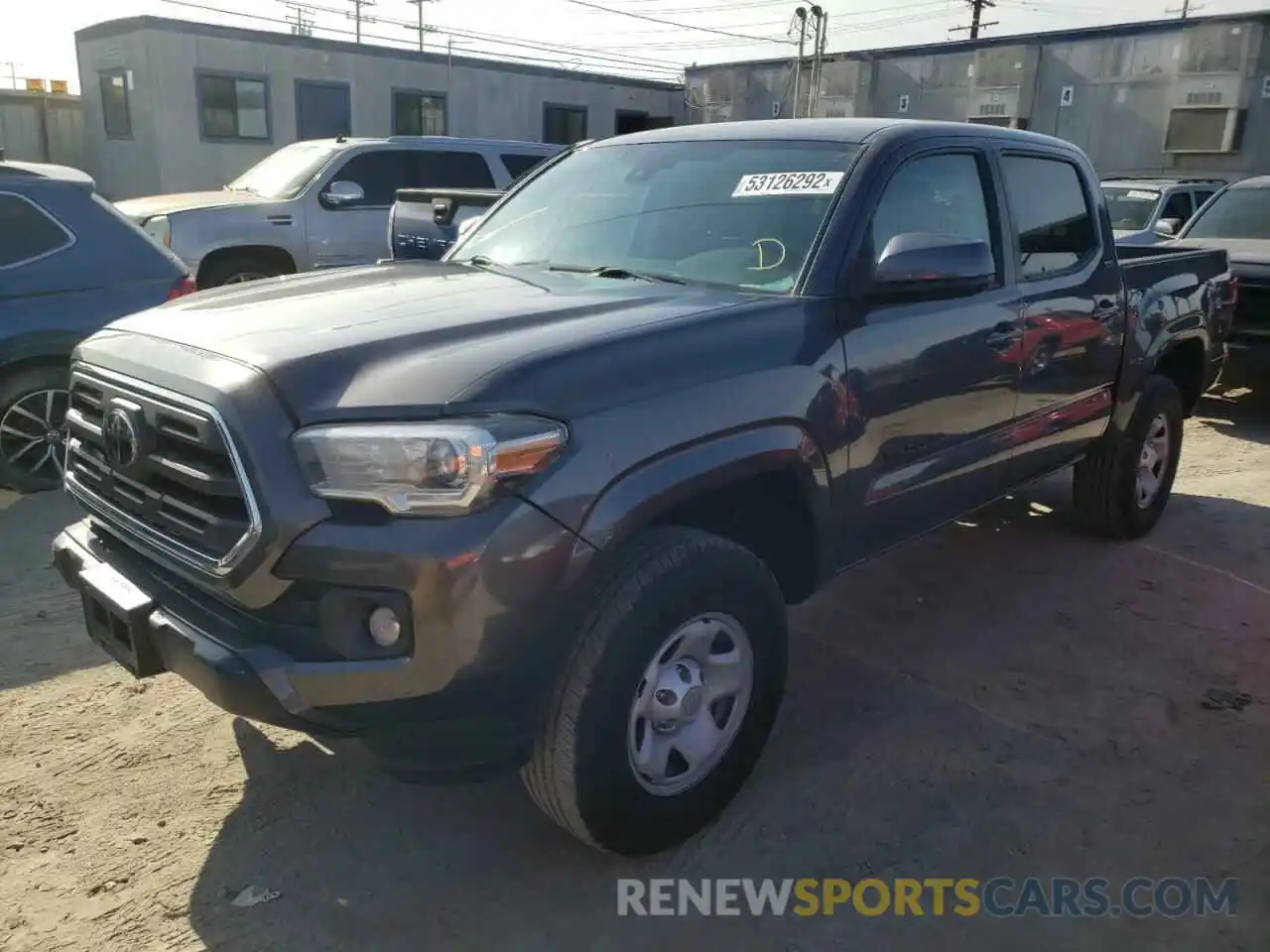 2 Photograph of a damaged car 5TFAX5GN6KX147626 TOYOTA TACOMA 2019