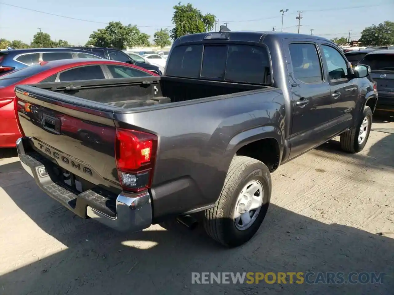 4 Photograph of a damaged car 5TFAX5GN6KX147626 TOYOTA TACOMA 2019