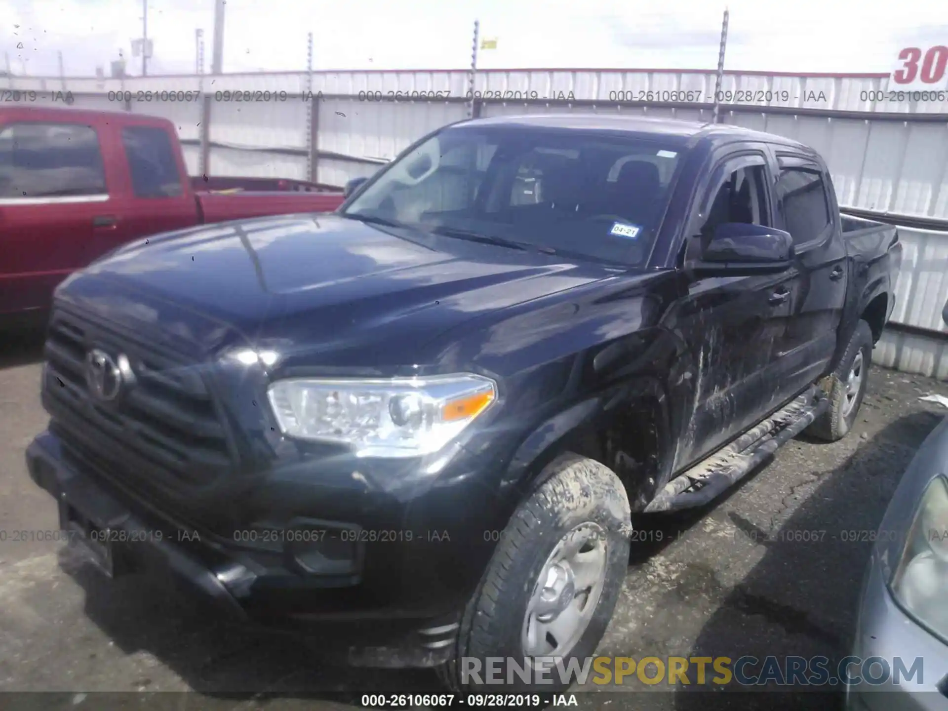 2 Photograph of a damaged car 5TFAX5GN6KX150994 TOYOTA TACOMA 2019