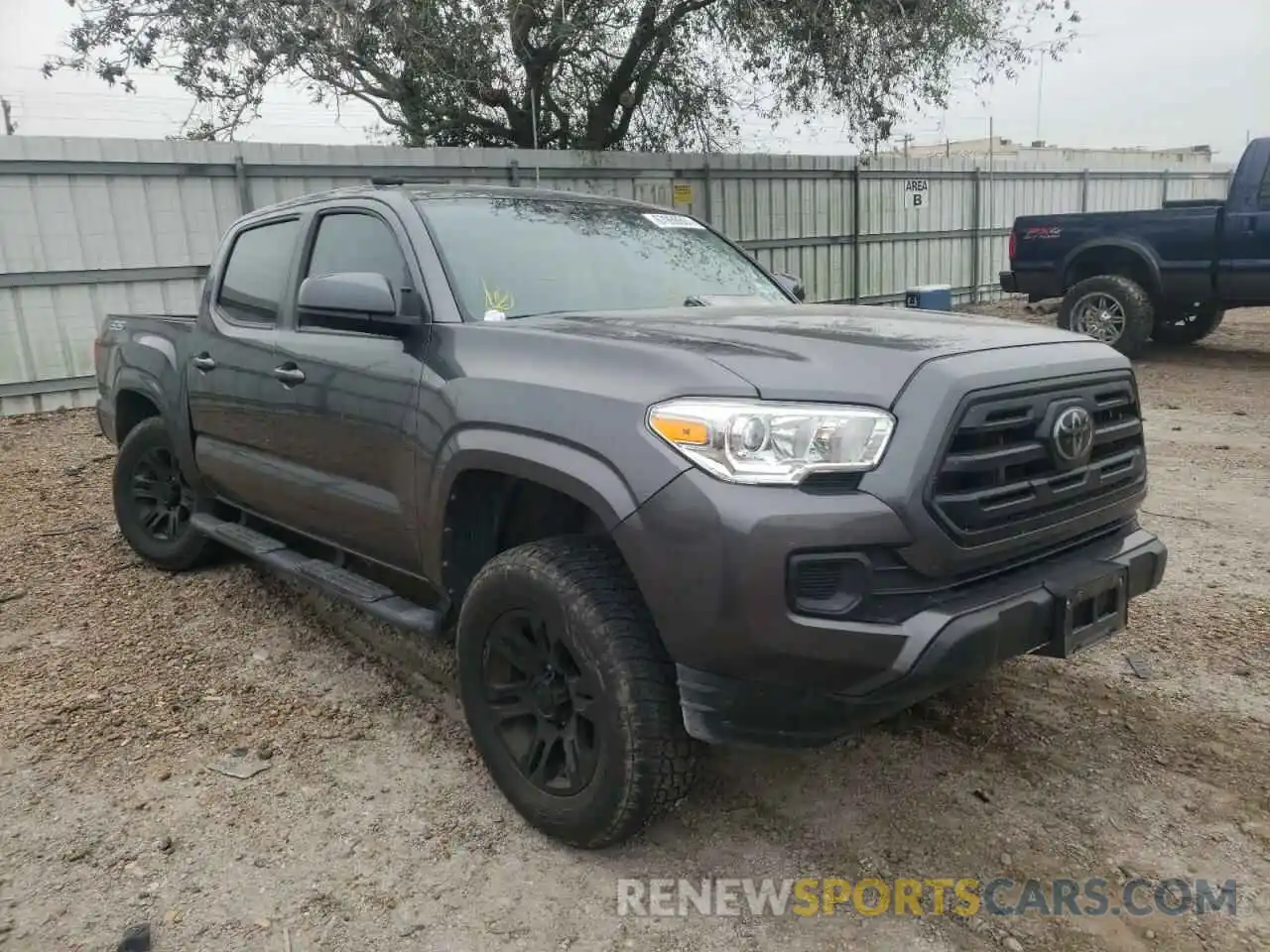 1 Photograph of a damaged car 5TFAX5GN6KX152373 TOYOTA TACOMA 2019