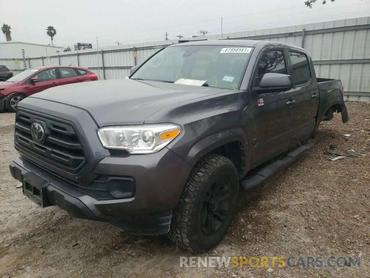 2 Photograph of a damaged car 5TFAX5GN6KX152373 TOYOTA TACOMA 2019