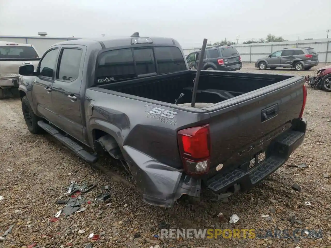 3 Photograph of a damaged car 5TFAX5GN6KX152373 TOYOTA TACOMA 2019