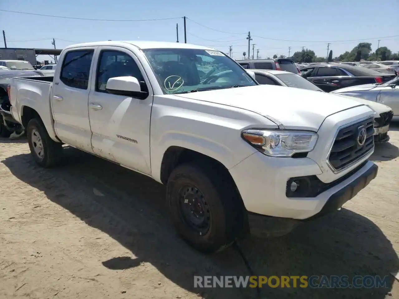 1 Photograph of a damaged car 5TFAX5GN6KX153636 TOYOTA TACOMA 2019