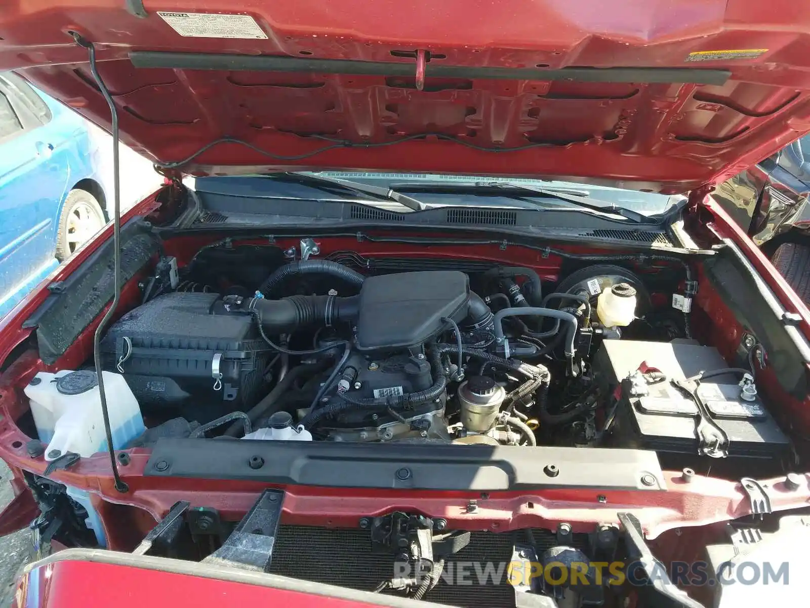 7 Photograph of a damaged car 5TFAX5GN6KX153958 TOYOTA TACOMA 2019