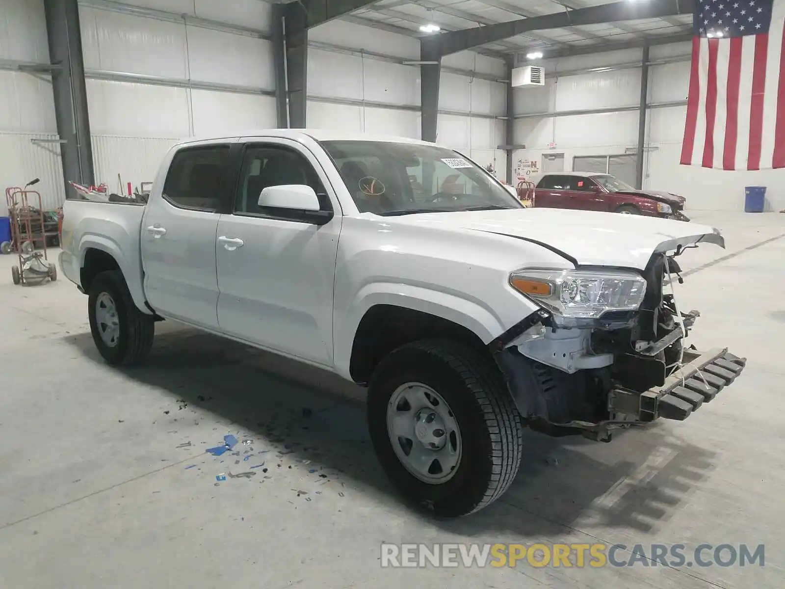 1 Photograph of a damaged car 5TFAX5GN6KX165169 TOYOTA TACOMA 2019