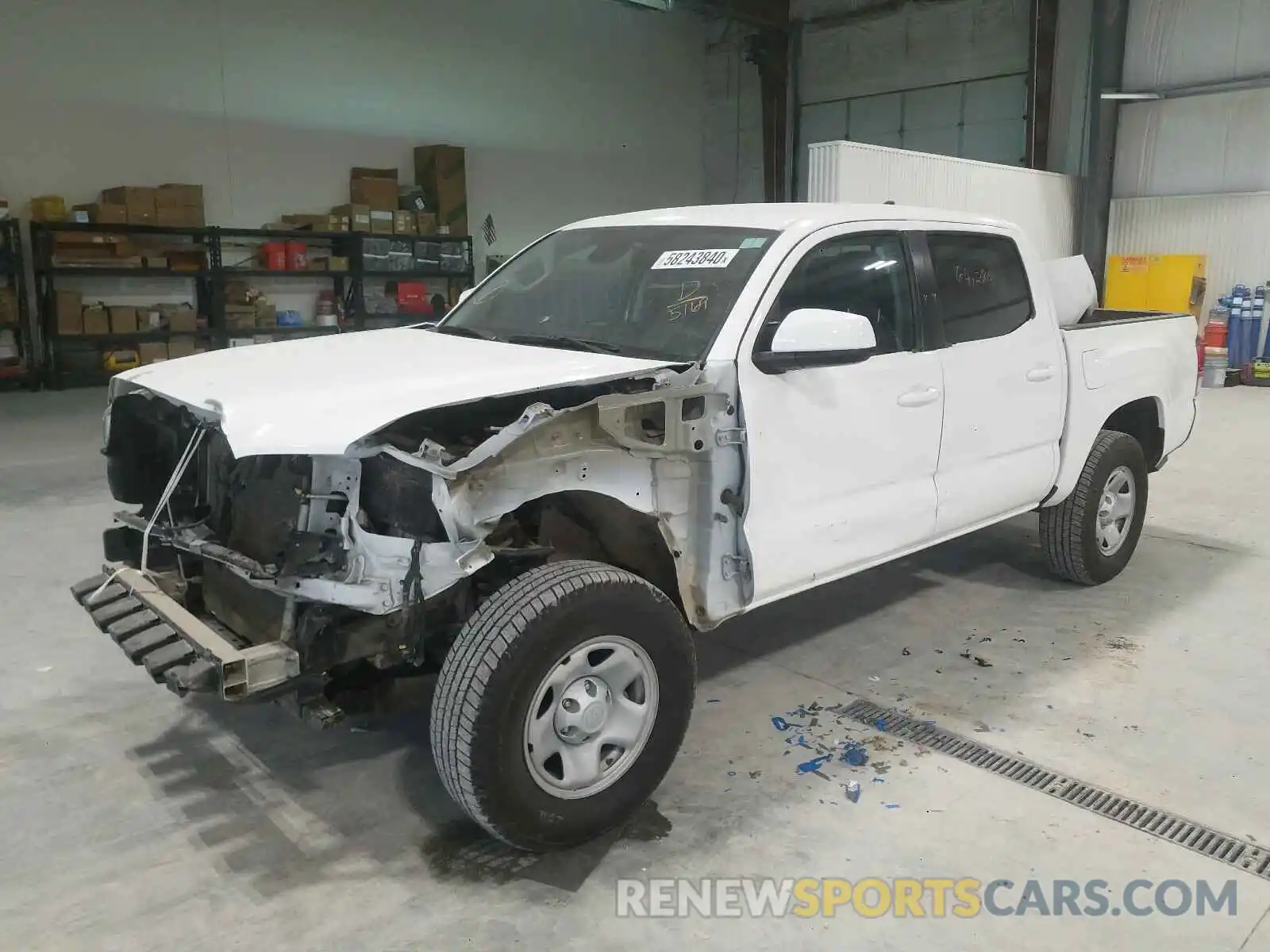 2 Photograph of a damaged car 5TFAX5GN6KX165169 TOYOTA TACOMA 2019