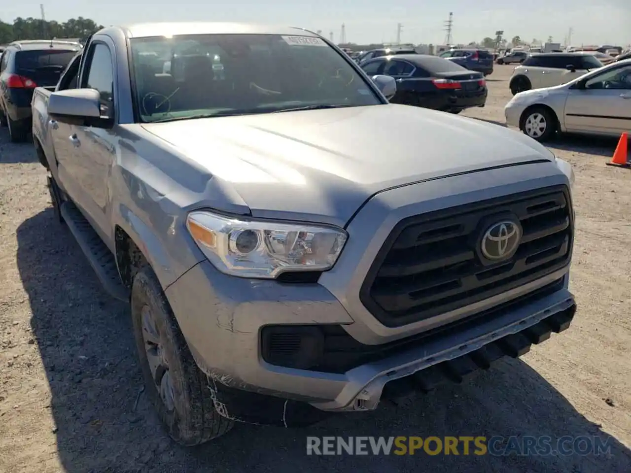 1 Photograph of a damaged car 5TFAX5GN7KX133217 TOYOTA TACOMA 2019