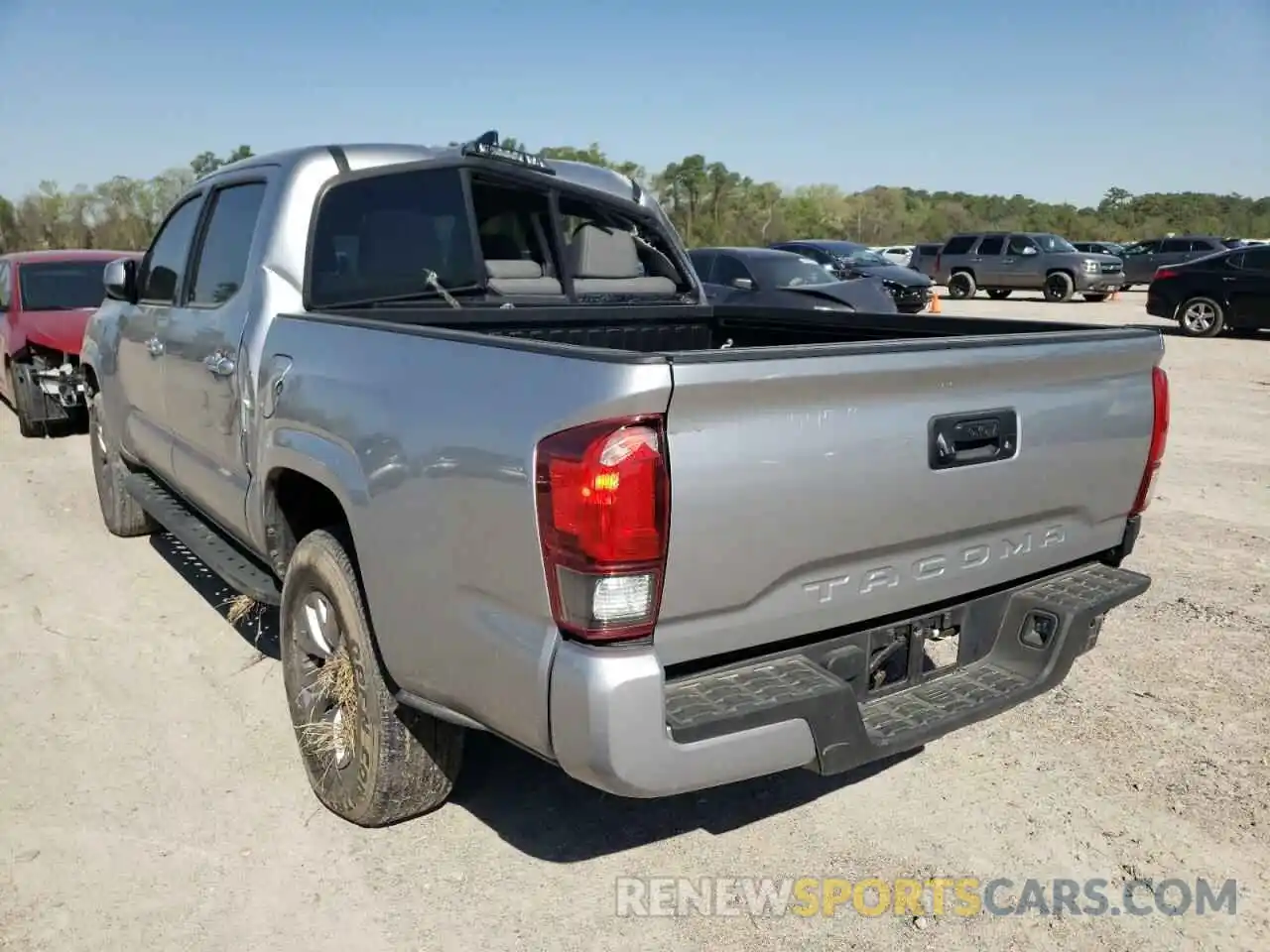 3 Photograph of a damaged car 5TFAX5GN7KX133217 TOYOTA TACOMA 2019