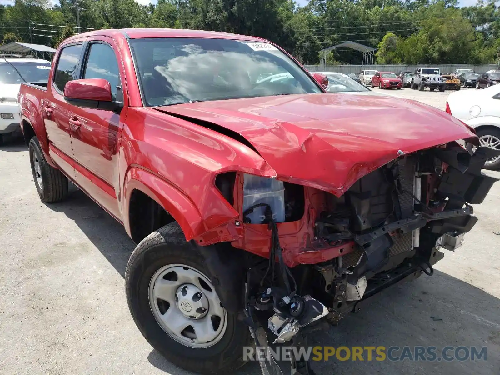 1 Фотография поврежденного автомобиля 5TFAX5GN7KX134657 TOYOTA TACOMA 2019